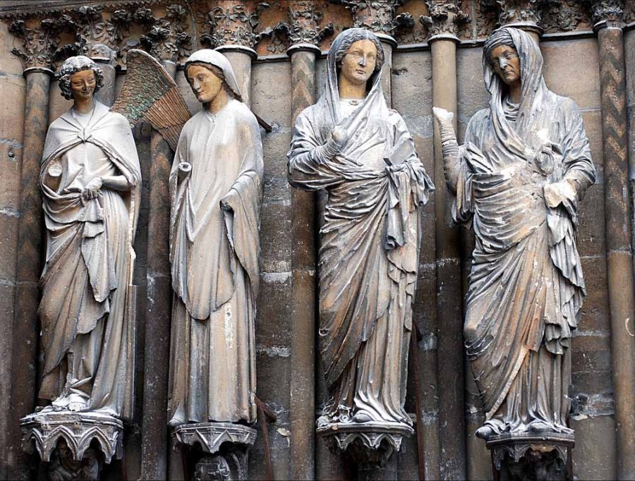 Catedral de Reims (s. XIII) escultura